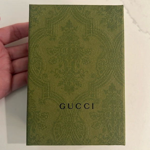 GUCCI INTERLOCKING DORIAN PEBBLED LEATHER 6 KEY HOLDER CASE - Picture 11 of 13